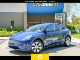 2021 TESLA MODEL Y LONG RANGE SPORT UTILITY 4D 