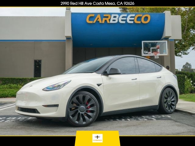 BUY TESLA MODEL Y 2021 PERFORMANCE SPORT UTILITY 4D, EV BIDDER